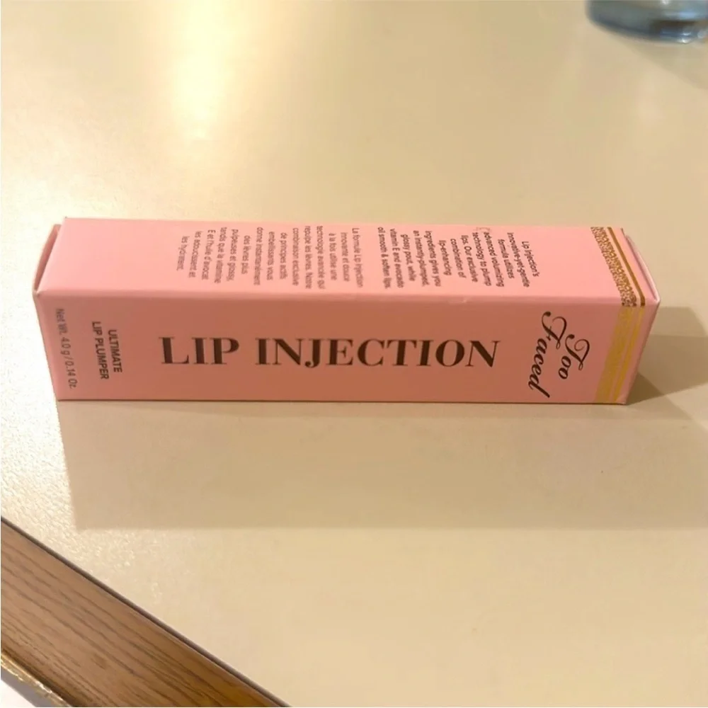 🆕 TOO FACED Lip Injection Plumping Lip Gloss Volumizing, Vitamin E Avocado Oil